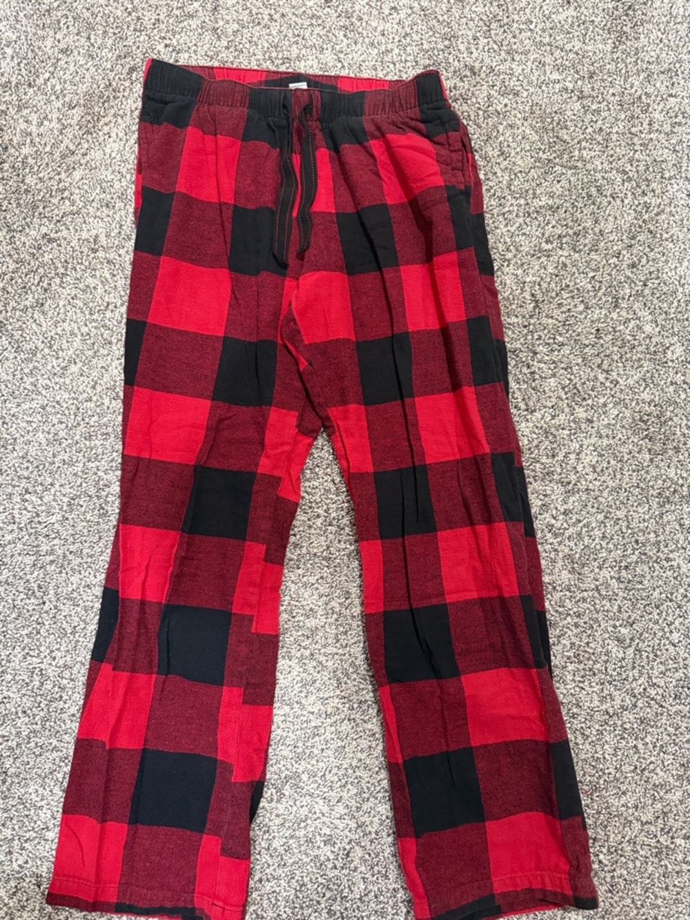 Old Navy Red and Black Buffalo Check PJ Pants
